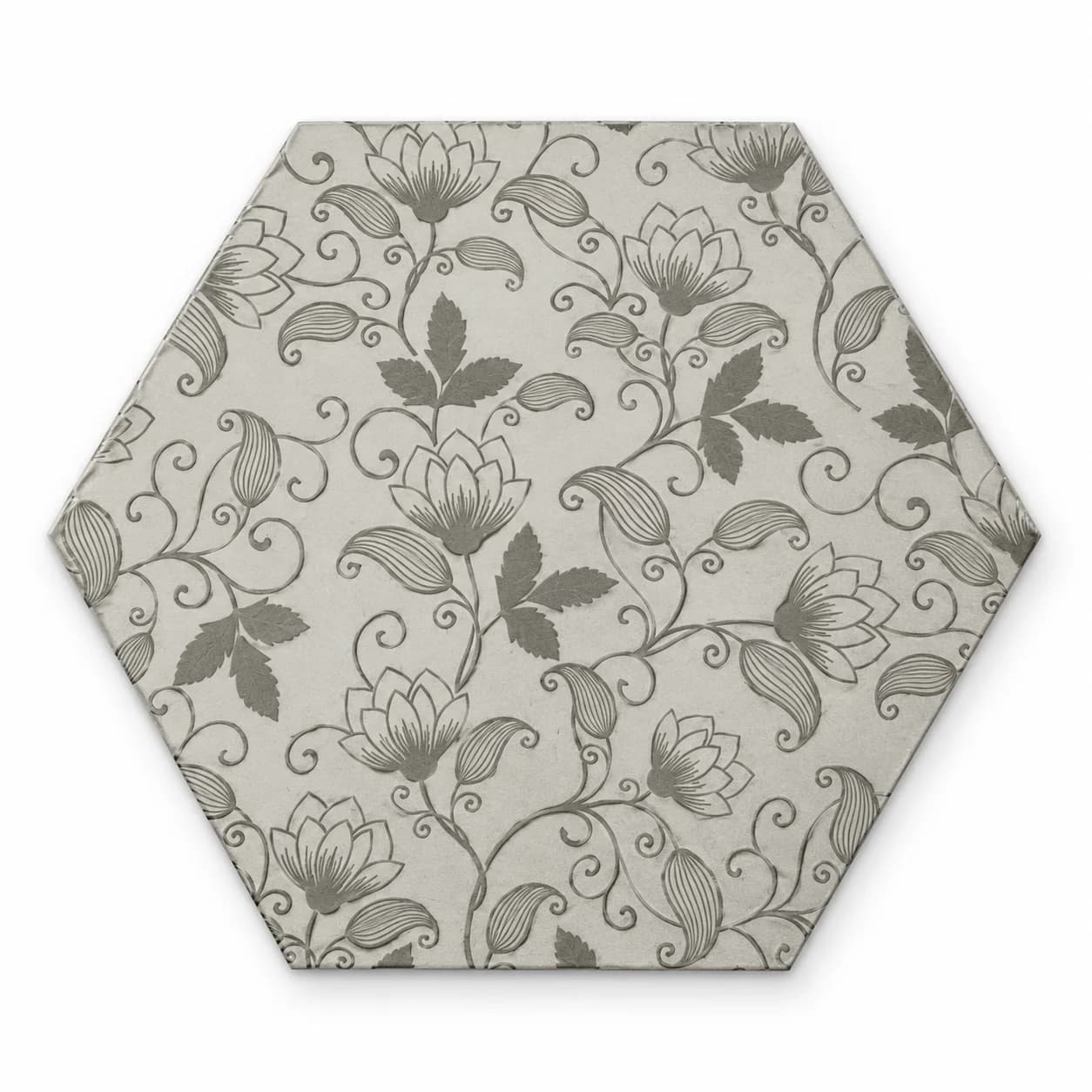 Emser Bauhaus Hex Floral Tile