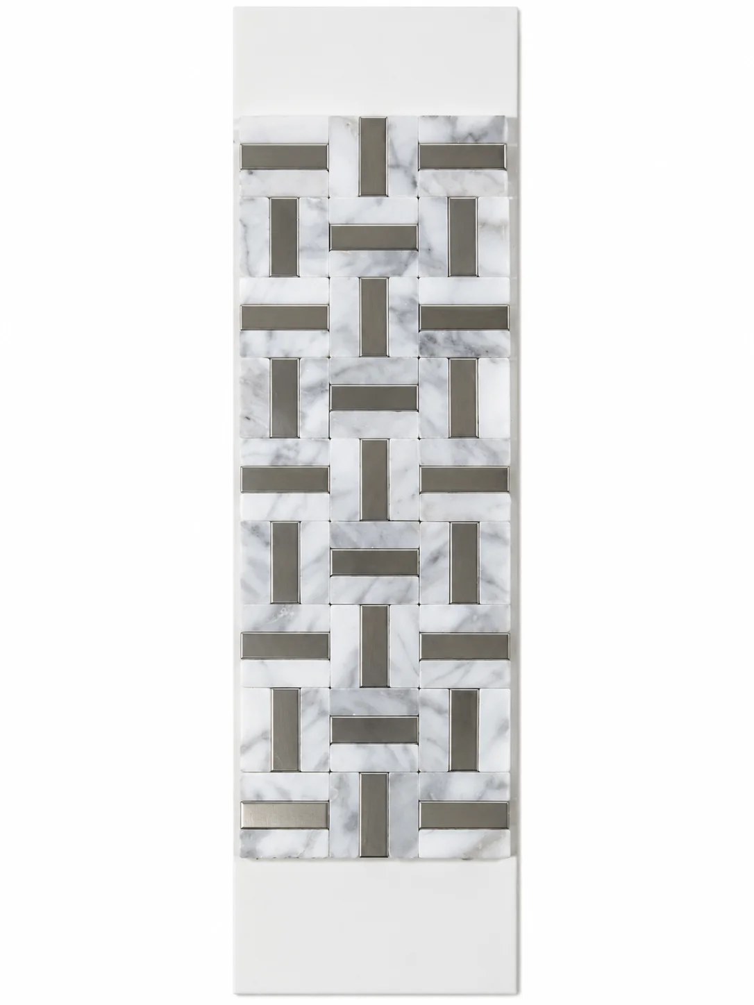 Emser Link White/Silver Tile