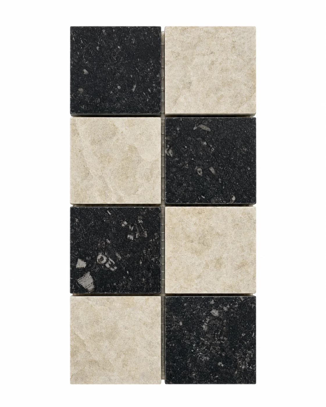 Cactus Stone Custom Blend - Concert Black / Luxe Taj Mahal Tile