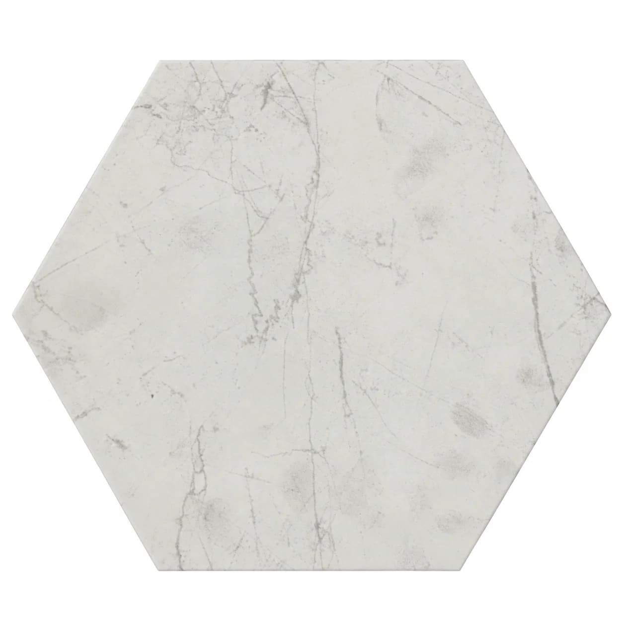 Emser Sterlina Hex White Tile